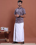mens-half-sleeve-shirt-and-traditional-dhoti-set-with-designer-border-purple-two