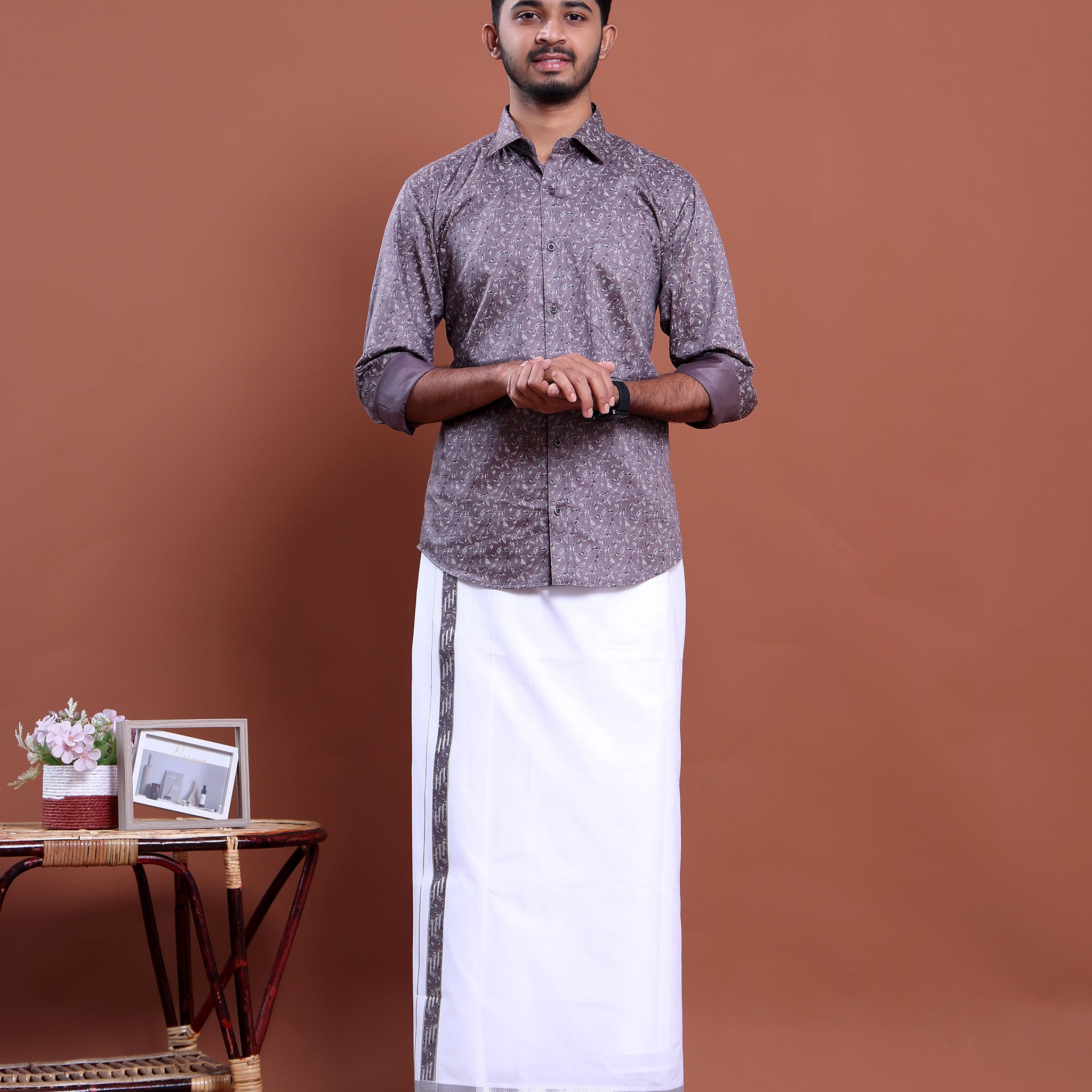 mens-printed-full-sleeve-shirt-and-traditional-dhoti-set-with-designer-border-purple-four