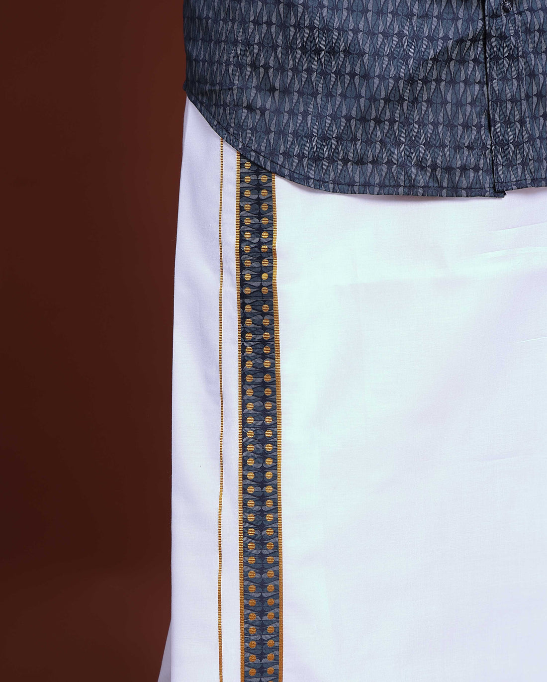 mens-printed-half-sleeve-shirt-and-traditional-dhoti-set-with-designer-border-blue-three