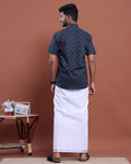 mens-printed-half-sleeve-shirt-and-traditional-dhoti-set-with-designer-border-navy-blue-four