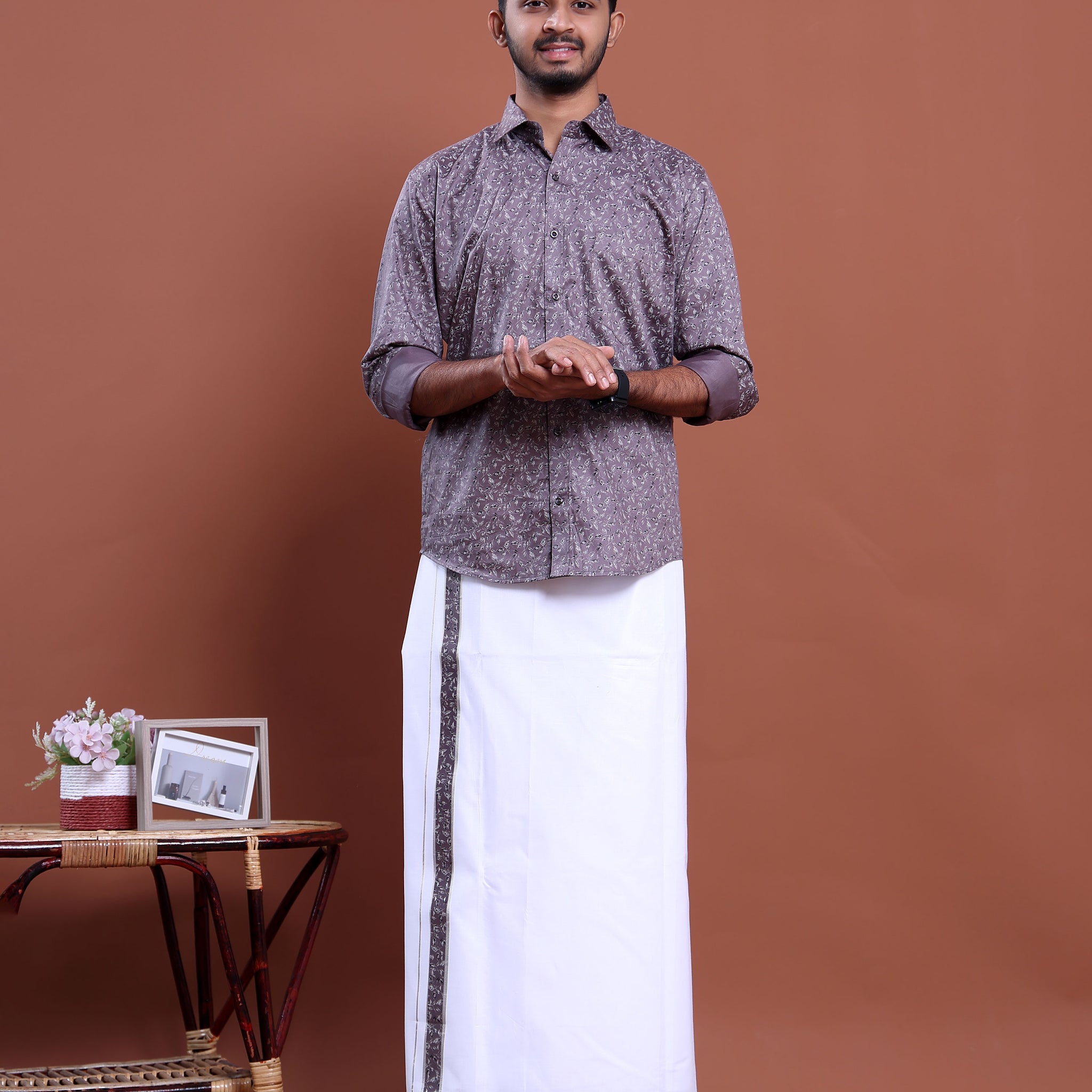 mens-printed-half-sleeve-shirt-and-traditional-dhoti-set-with-designer-border-purple-five