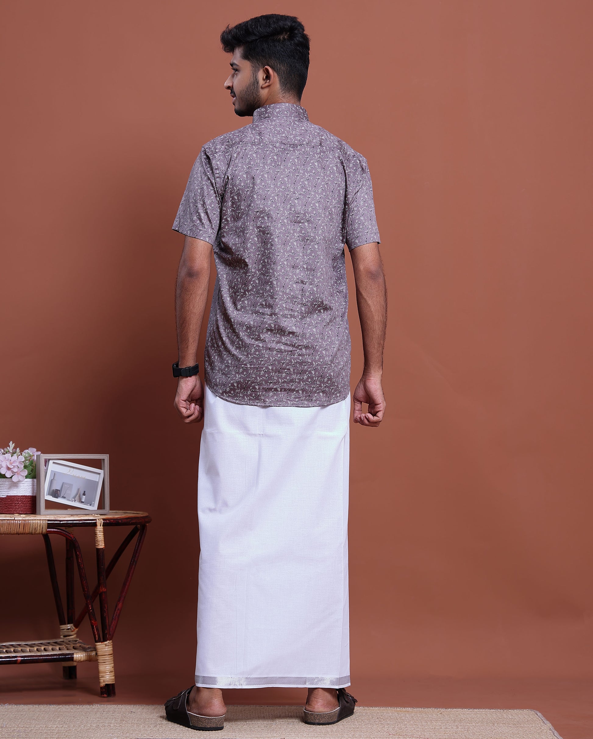 mens-printed-half-sleeve-shirt-and-traditional-dhoti-set-with-designer-border-purple-one