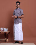 mens-printed-half-sleeve-shirt-and-traditional-dhoti-set-with-designer-border-purple-three