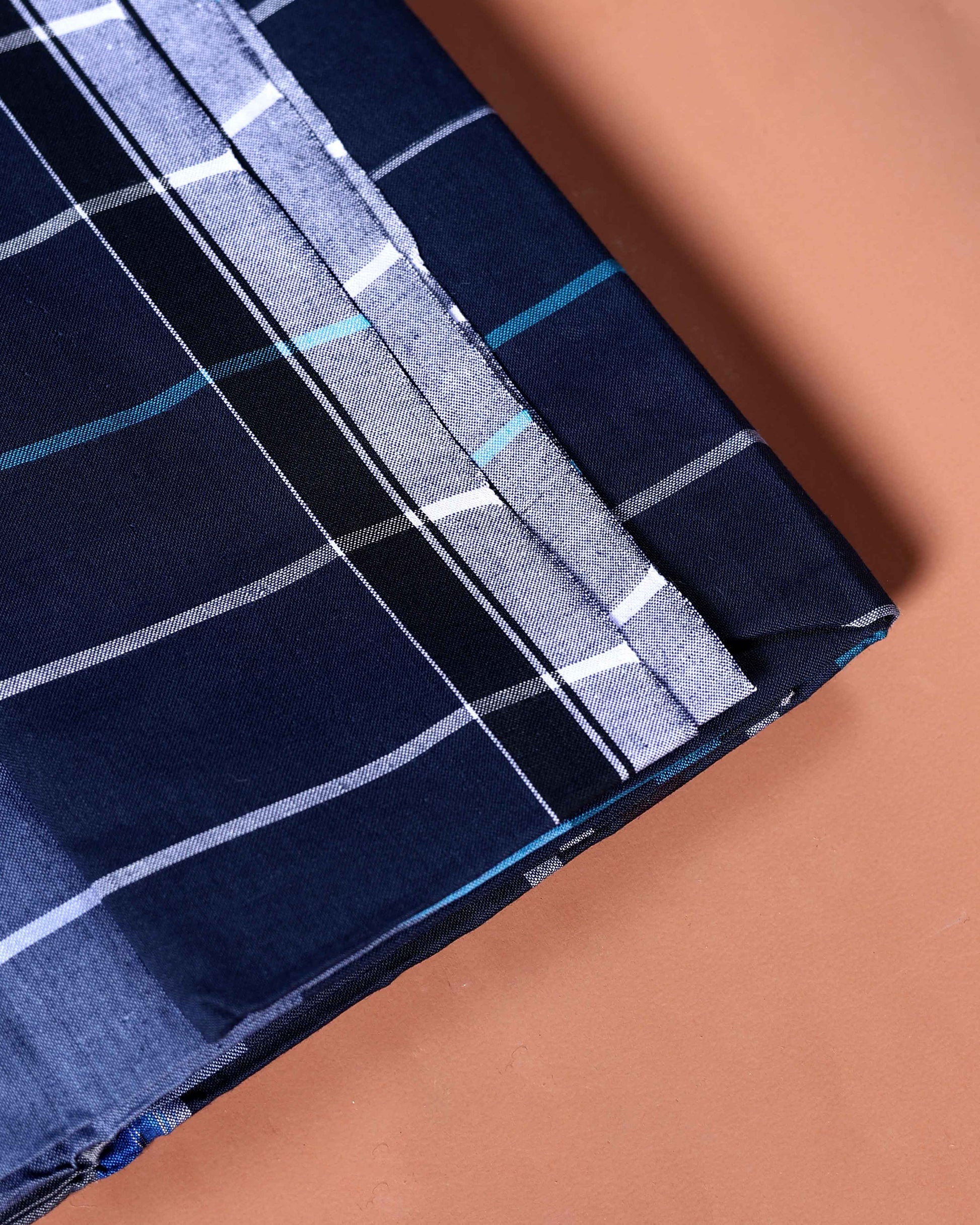 sangu-brand-mens-premium-cotton-striped-lungi-stitched-blue-two