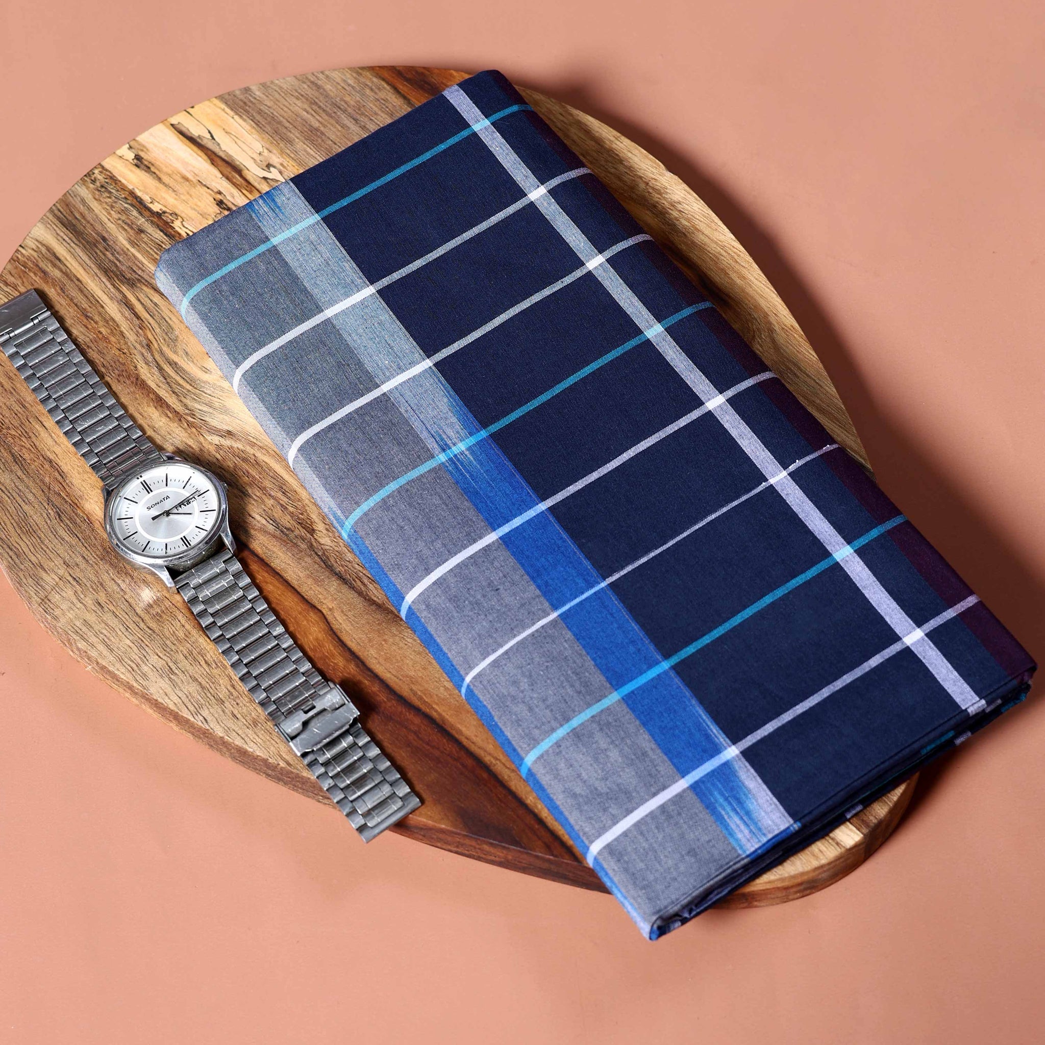 sangu-brand-mens-premium-cotton-striped-lungi-stitched-blue-two