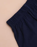 shorts -navy blue -close