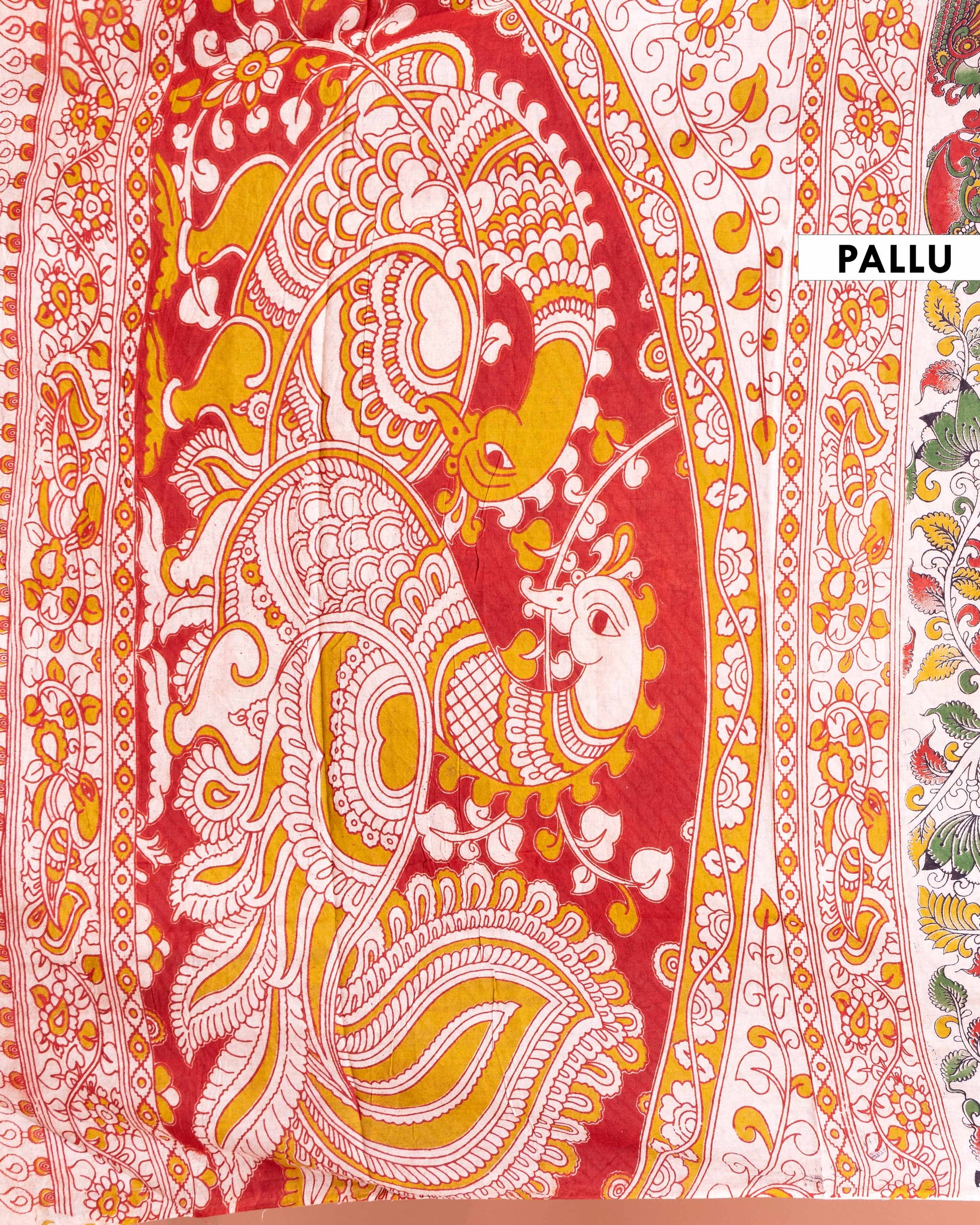 traditional-kalamkari-cotton-saree-with-traditional-peacock-and-floral-motifs-creamtraditional-kalamkari-cotton-saree-with-traditional-peacock-and-floral-motifs-cream-one