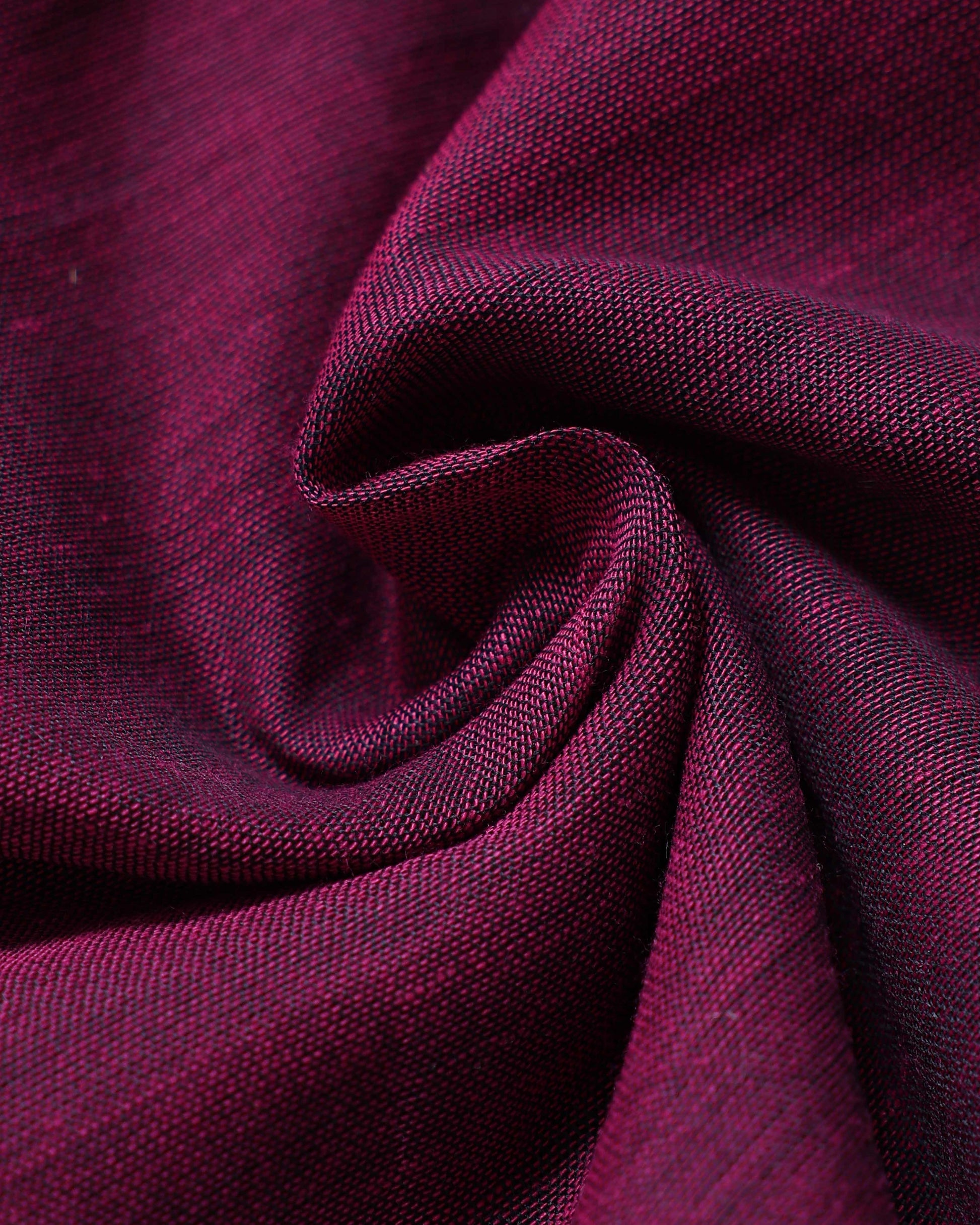 traditional-khadi-cotton-saree-with-contrast-printed-blouse-and-tassel-accents-purple-three