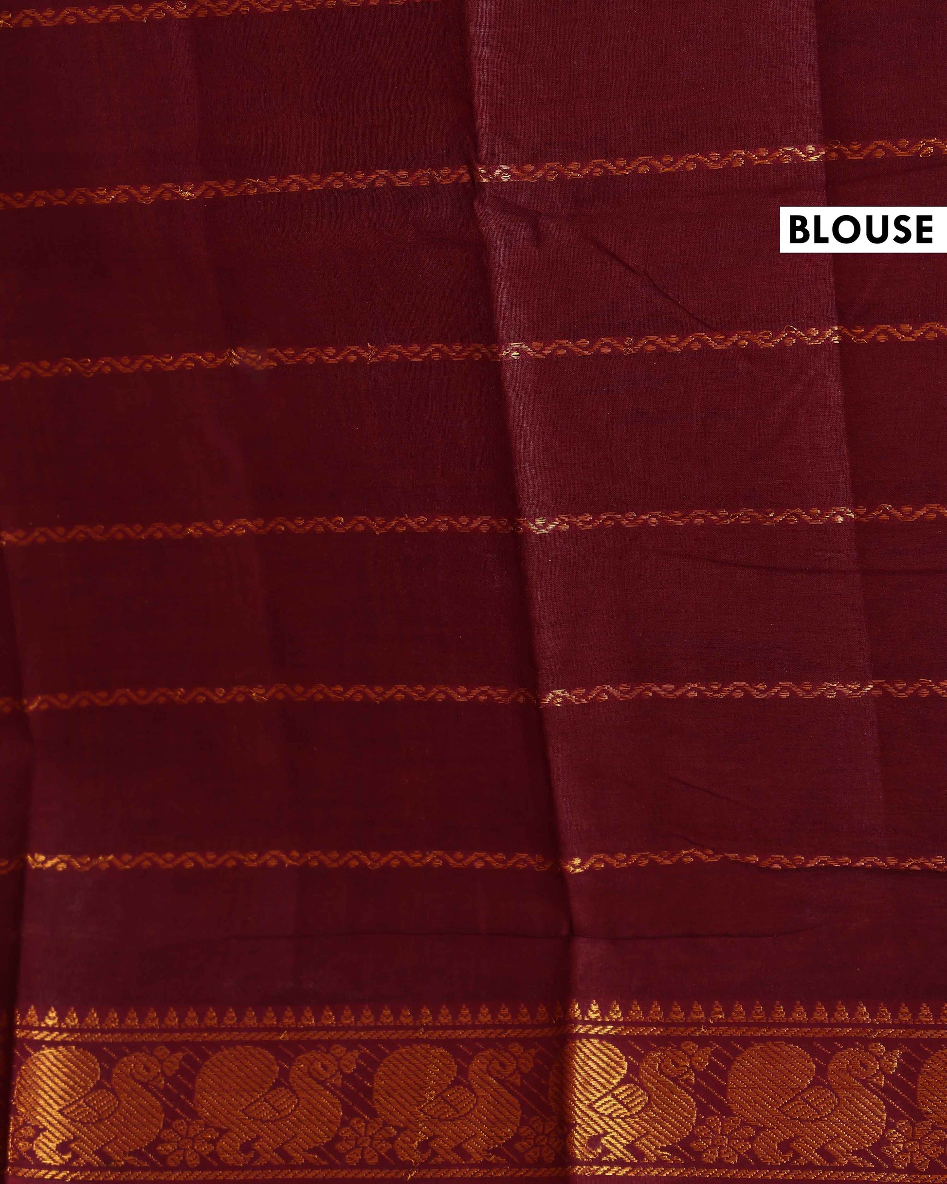 traditional-sungudi-cotton-saree-with-striped-body-and-rich-zari-border-sandal-one