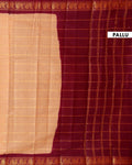 traditional-sungudi-cotton-saree-with-striped-body-and-rich-zari-border-sandal-one