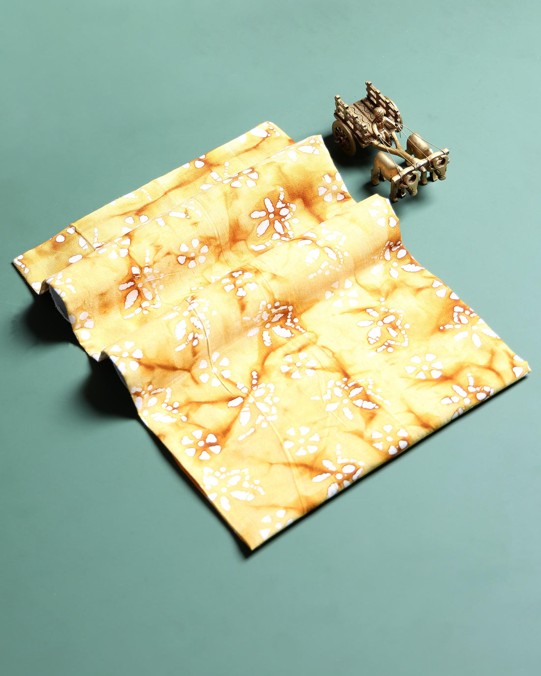 traditional-womens-batik-floral-crackle-pattern-1-meter-unstitched-blouse-material-yellow