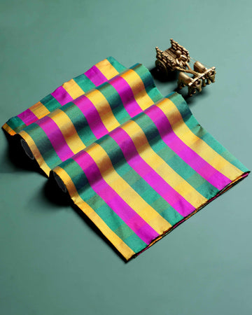 womens-traditional-checked-1-meter-blouse-material-with-soft-finish-multi-nine