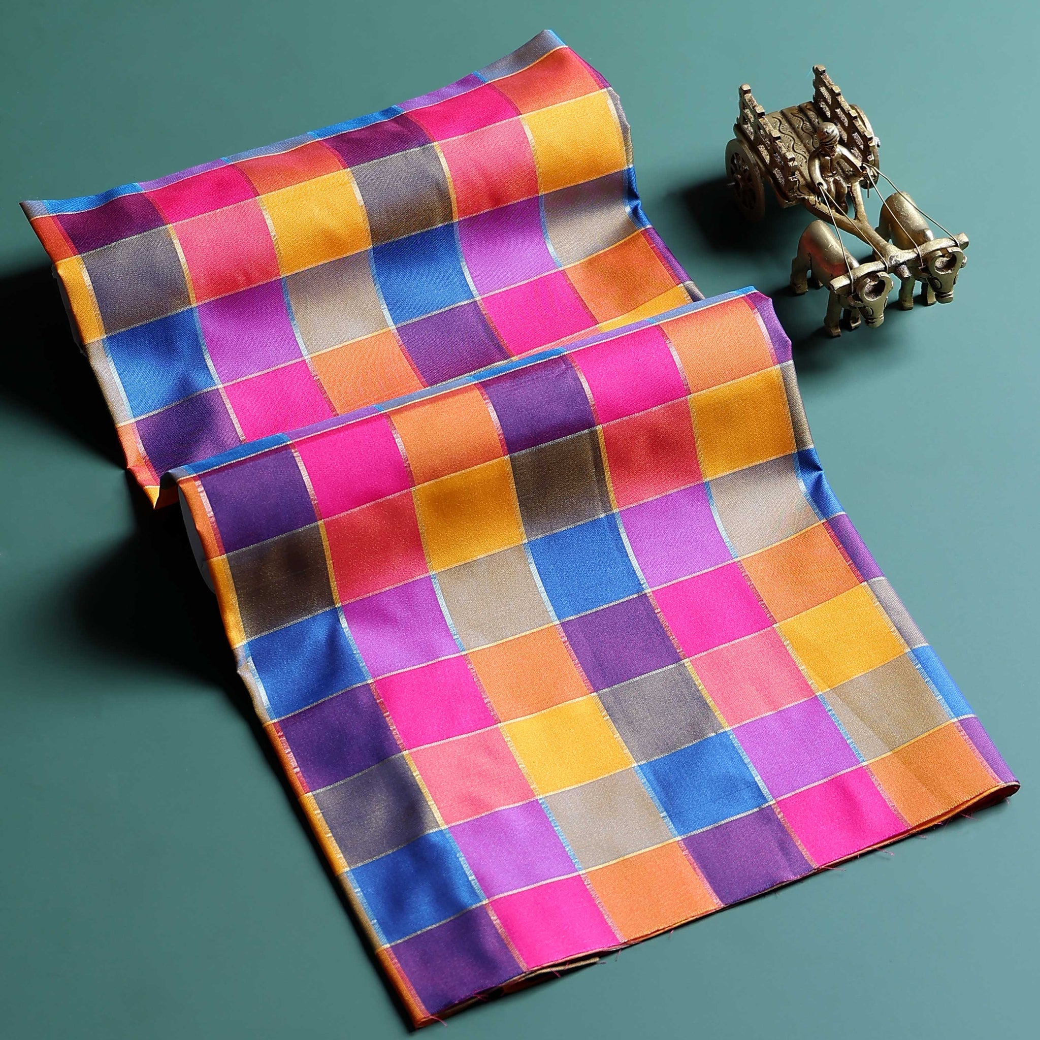 womens-traditional-checked-blouse-material-with-soft-finish-multi-eight