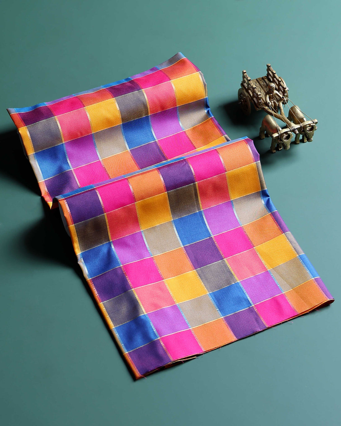 womens-traditional-checked-blouse-material-with-soft-finish-multi-eight