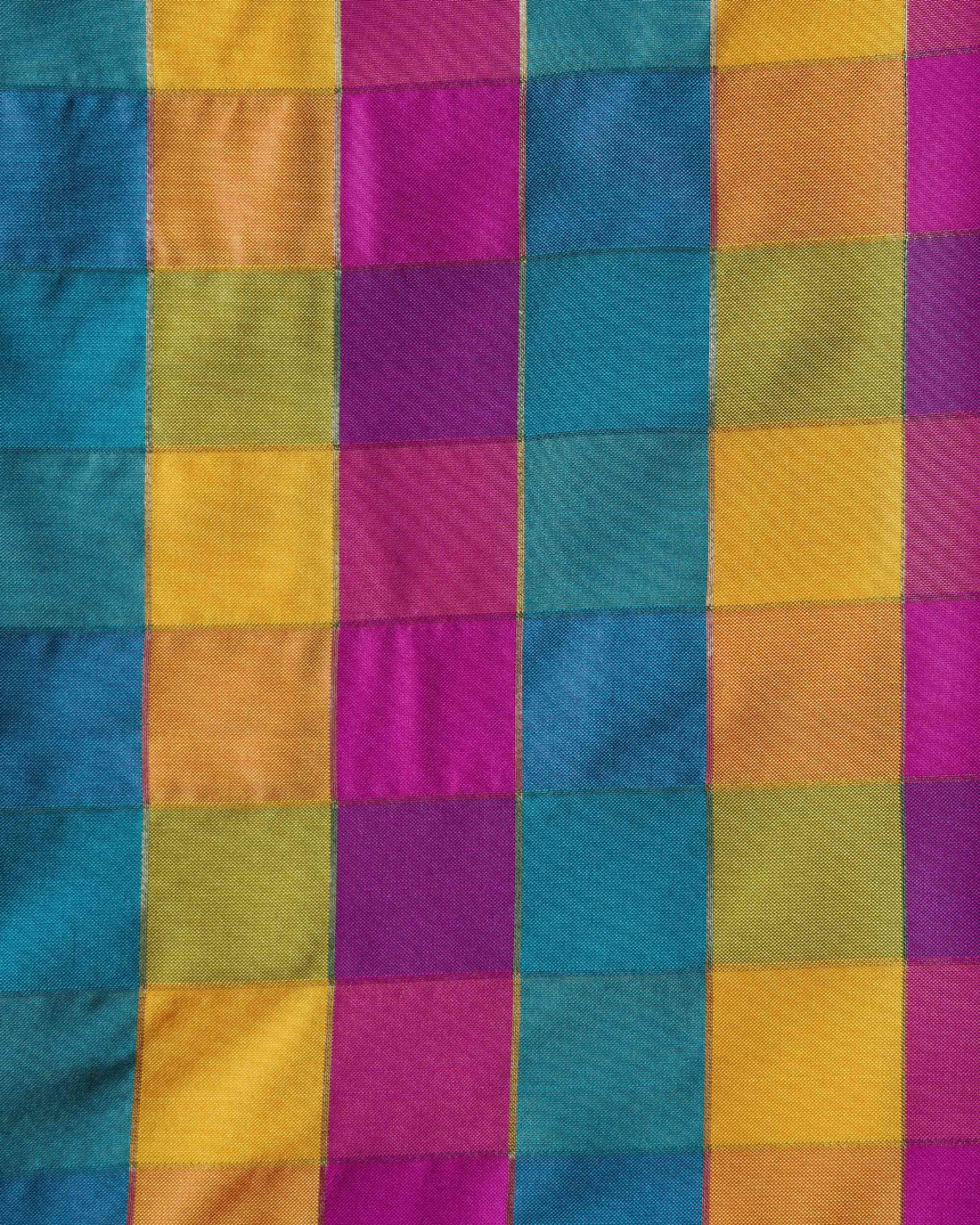 womens-traditional-checked-blouse-material-with-soft-finish-multi-three