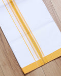 yellow dhoti border-close