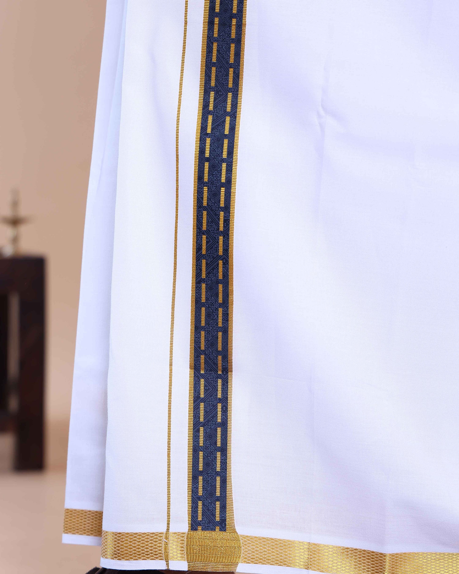 elegant-mens-ethnic-full-sleeve-shirt-dhoti-set-with-zari-border-blue-one