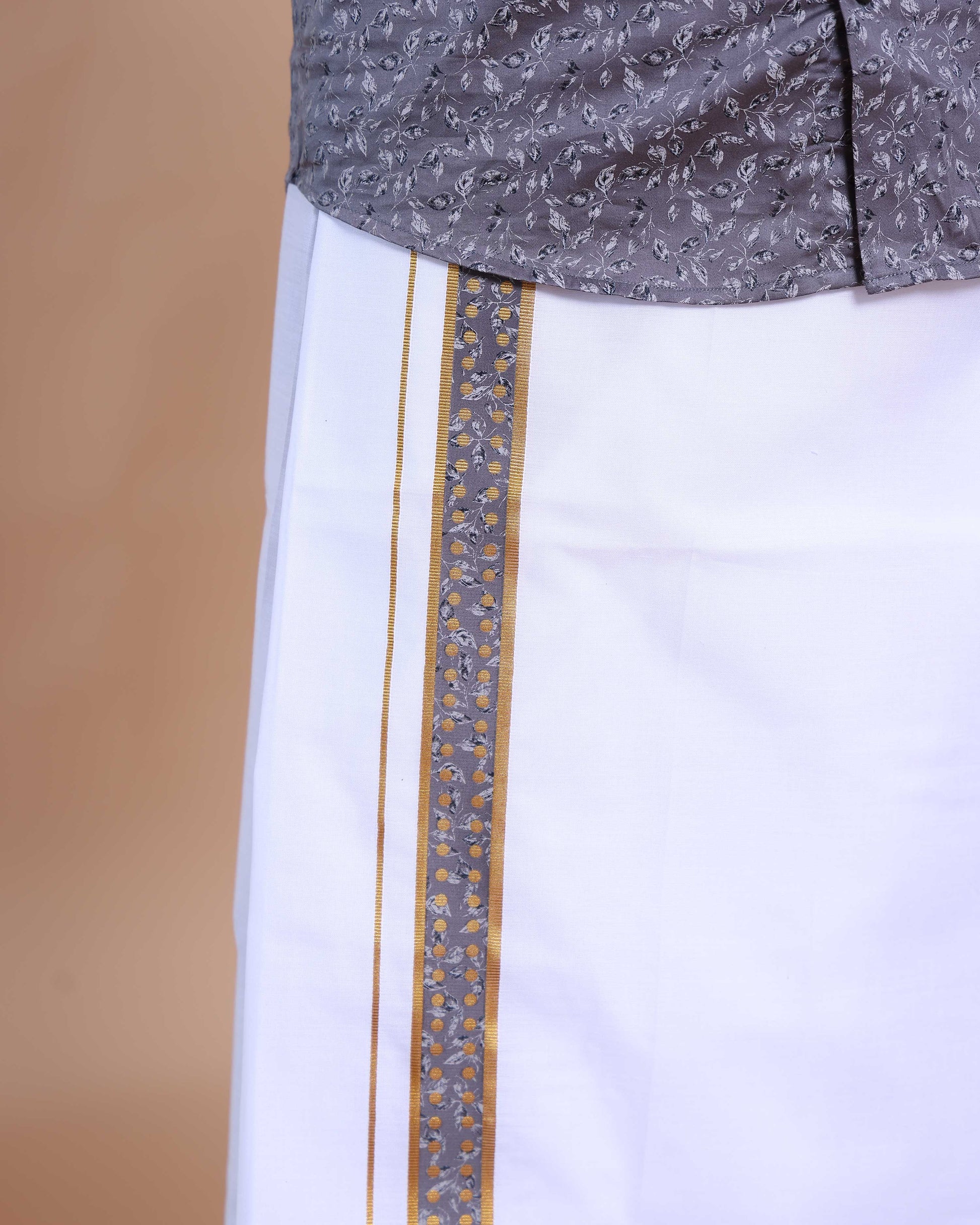 elegant-mens-ethnic-full-sleeve-shirt-dhoti-set-with-zari-border-grey-two